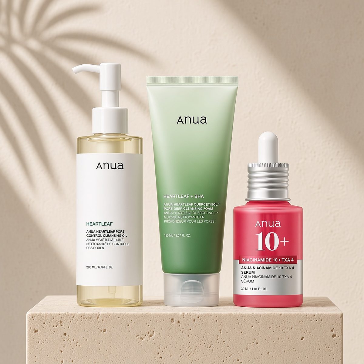 Anua 3-Step Glass Skin Beginner Set