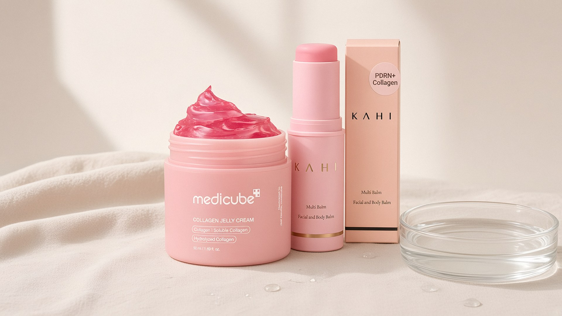 Collagen night routine: four finishes, no device