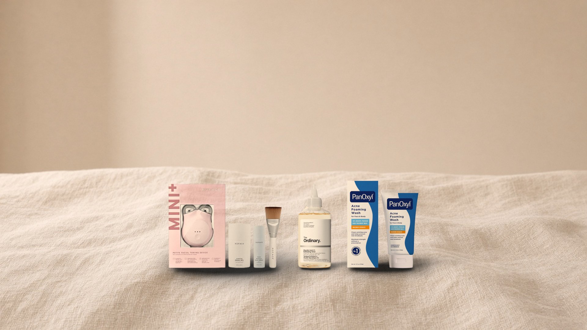 Reset night: microcurrent, one acid, a spot wash